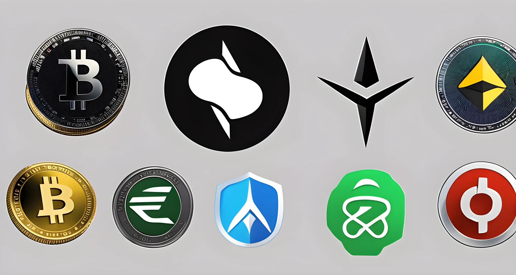 The image depicts the logos of the top 5 crypto trading platforms, including Binance, Coinbase, Kraken, Bitfinex, and Huobi.